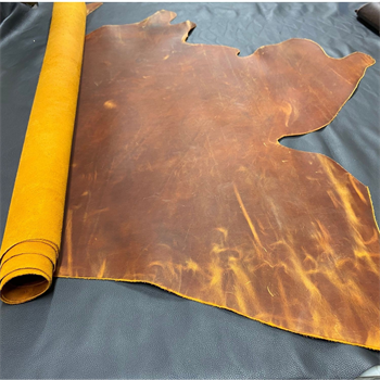 Crazy Deri Camel -1.6 mm, Deri Hobi Uğraşı İçin Hakiki Parça Deri 