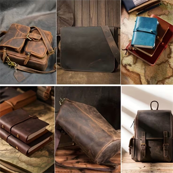 Crazy Deri Gri -1.6 mm, Deri Hobi Uğraşı İçin Hakiki Parça Deri 