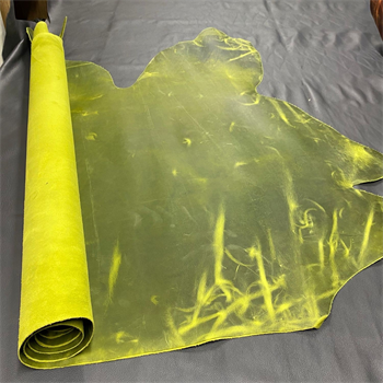 Crazy Deri Limon-1.6 mm, Deri Hobi Uğraşı İçin Hakiki Parça Deri 