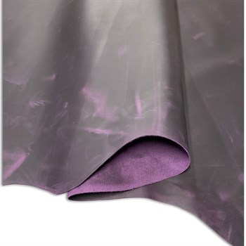 Crazy Deri Mor-1.6 mm, Deri Hobi Uğraşı İçin Hakiki Parça Deri 