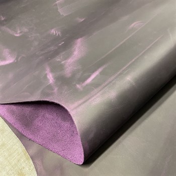 Crazy Deri Mor-1.6 mm, Deri Hobi Uğraşı İçin Hakiki Parça Deri 