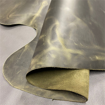 Crazy Deri Olive-1.6 mm, Deri Hobi Uğraşı İçin Hakiki Parça Deri 