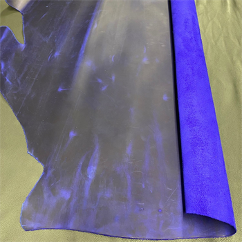 Crazy Deri Saks Mavi-1.6 mm, Deri Hobi Uğraşı İçin Hakiki Parça Deri 