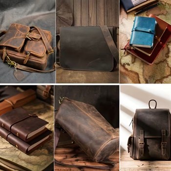 Crazy Deri Siyah-1.6 mm, Deri Hobi Uğraşı İçin Hakiki Parça Deri 