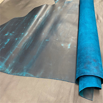 Crazy Deri Turkuaz-1.6 mm, Deri Hobi Uğraşı İçin Hakiki Parça Deri 