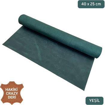 A+ Crazy Parça Deri 40*25 cm, Deri Hobi İçin Crazy Deri Hakiki Deri Parçası