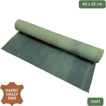 A+ Crazy Parça Deri 40*25 cm, Deri Hobi İçin Crazy Deri Hakiki Deri Parçası