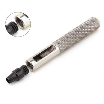 Delik Açma Zımba Set S01, 6 Parça, (1mm-2mm-3mm-4mm-5mm), Deri Hobi El Aleti