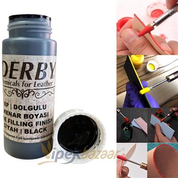 Derby Dolgulu Mat Deri Kenar Boyası 100 ml 