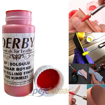 Derby Dolgulu Mat Deri Kenar Boyası 100 ml 