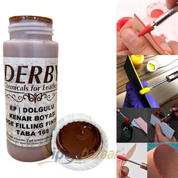 Derby Dolgulu Mat Deri Kenar Boyası 100 ml 