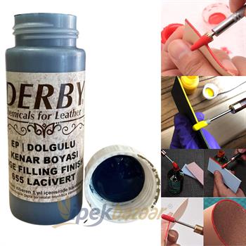 Derby Dolgulu Mat Deri Kenar Boyası 100 ml 