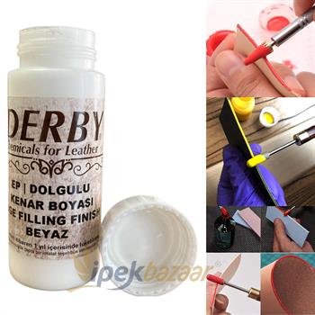 Derby Dolgulu Mat Deri Kenar Boyası 100 ml 