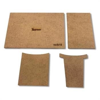 İb018 Deri Hobi Dikey Cüzdan Kartlık Kalıbı 4 Parça Kalıp 