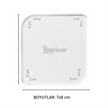 Deri Hobi Köşe Yuvarlama Cetveli, 1-2-3-4 cm Radius Akrilik Şablon, Deri El Alet, Hobi Aparatı