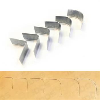 Deri Kenar Ovalleme Bıçak Seti, 6lı Set