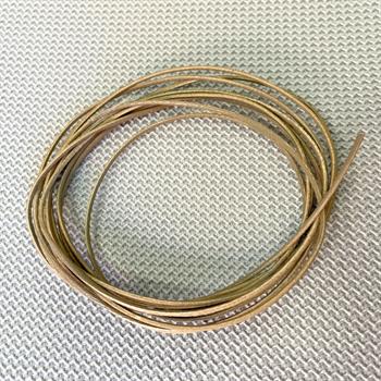 DIY Bileklik Deri İp, 1,5mm x 2 metre Hakiki Deri Bileklik Kolye Aksesuar İpi, Bracelet Leather Rope