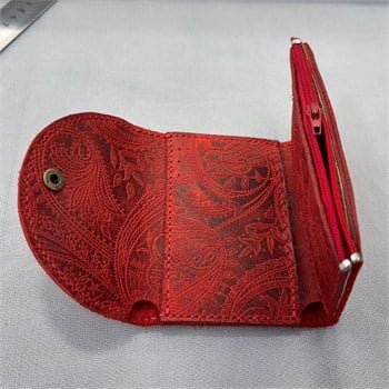 DIY Myra Deri Cüzdan Yapım Seti, Fermuarlı, Kapaklı Kendin Yap El Yapımı Cüzdan Kartlık Kiti
