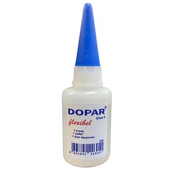 Dopar Flexibel Glue S Süper Esnek Şeffaf Hızlı Yapıştırıcı 20 Gr