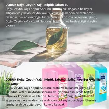 Doruk Doğal Zeytinyağlı Köpük Sabun 5 Litre