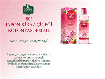 Doruk Japon Kiraz Çiçeği Kolonyası 80° 400 ml
