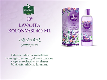 Doruk Lavanta Kolonyası 80° 400 ml