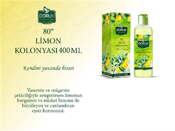 Doruk Limon Kolonyası 80° 400 ml
