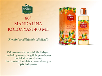 Doruk Mandalina Kolonyası 80° 400 ml