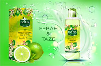 Doruk Misket Limon Kolonyası 80° 400 ml