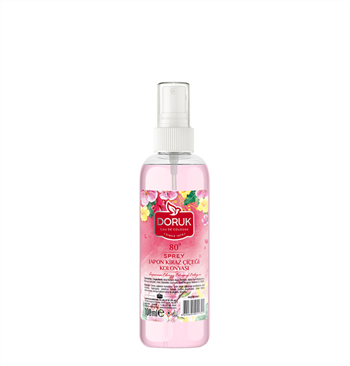 Doruk Sprey Japon Kiraz Çiçeği Kolonyası 80° 100 ml