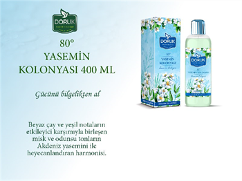 Doruk Yasemin Kolonyası 80° 400 ml