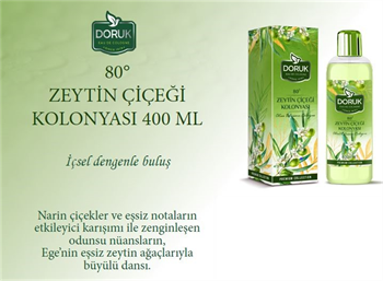 Doruk Zeytin Çiçeği Kolonyası 80° 400 ml