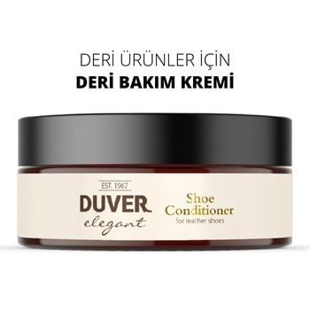 Duver Elegant Deri Bakım Kremi 150gr Doğal Balmumu Parafin Hindistan Cevizi Yağlı Deri Koruyucu