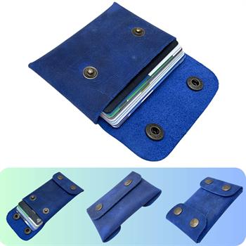 Efes Hakiki Deri Kartlık, Çift Yönlü Kullanım, 10 Kart Alabilen Crazy Deri Erkek Cüzdan