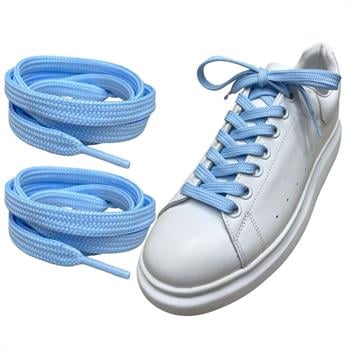 Exclusice 120 Cm Yassı Spor Ayakkabı Bağcığı, Çift Katmanlı Örgülü Sneakers Nike Bağcık, 1 Çift