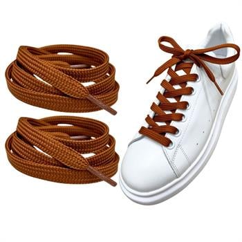 Exclusice 120 Cm Yassı Spor Ayakkabı Bağcığı, Çift Katmanlı Örgülü Sneakers Nike Bağcık, 1 Çift