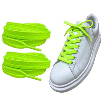 Exclusice 120 Cm Yassı Spor Ayakkabı Bağcığı, Çift Katmanlı Örgülü Sneakers Nike Bağcık, 1 Çift
