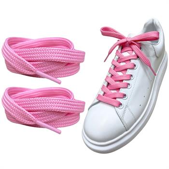 Exclusice 120 Cm Yassı Spor Ayakkabı Bağcığı, Çift Katmanlı Örgülü Sneakers Nike Bağcık, 1 Çift