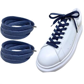 Exclusice 120 Cm Yassı Spor Ayakkabı Bağcığı, Çift Katmanlı Örgülü Sneakers Nike Bağcık, 1 Çift