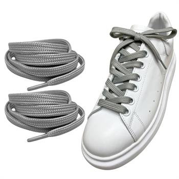 Exclusice 120 Cm Yassı Spor Ayakkabı Bağcığı, Çift Katmanlı Örgülü Sneakers Nike Bağcık, 1 Çift