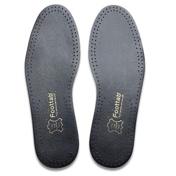 Exclusive Hakiki Deri Ayakkabı Tabanlığı, Parfümlü, Koku Önleyici Ter Emici, Leather İnsole, Siyah