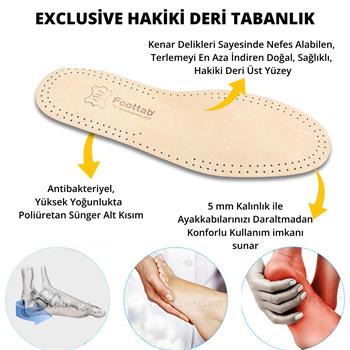 Exclusive Hakiki Deri Ayakkabı İç Tabanlığı