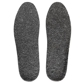 Foottab Comfort Keçe Ayakkabı Tabanlık Siyah Ortopedik Tabanlık Poli Üzeri Saf Yün Keçe Taban