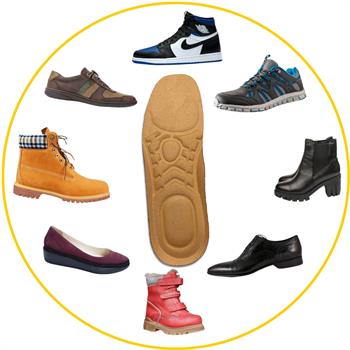 360° Kumaş Kaplı, Yıkanabilir, Extra Rahat İç Tabanlık, Daraltmayan Ayakkabı Tabanlığı, Kahve