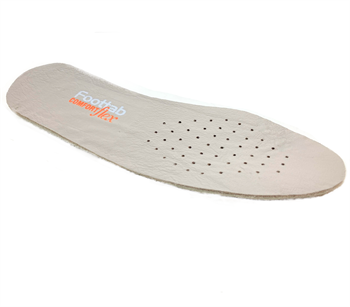 Foottab Gerçek Deri & Lateks Şok Emici Anatomik Ayakkabı Tabanlığı Naturel
