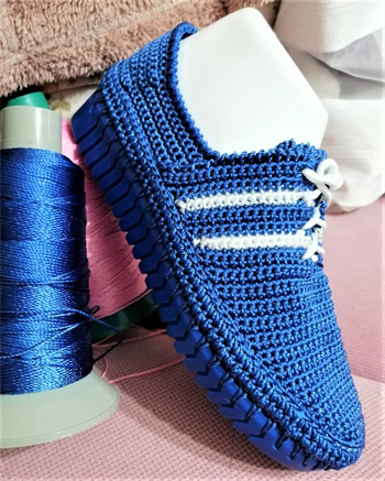 Foottab Örgü Ayakkabı Tabanı 104 Mavi