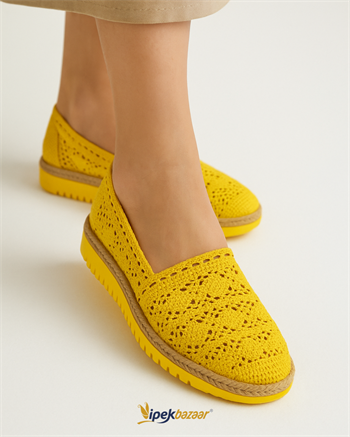 Foottab Örgü Ayakkabı Tabanı 104 Sarı