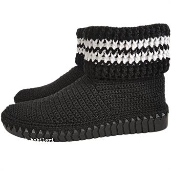 Foottab Örgü Ayakkabı Tabanı 104 Siyah