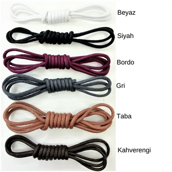 120 cm Mumlu Yuvarlak Bağcık Ayakkabı Bağcığı