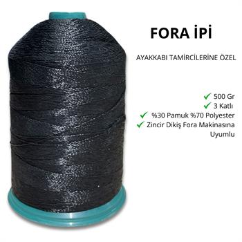 Fora İpi 500 Gr, Zincir Dikiş Makinasına Uyumlu, 3 Katlı